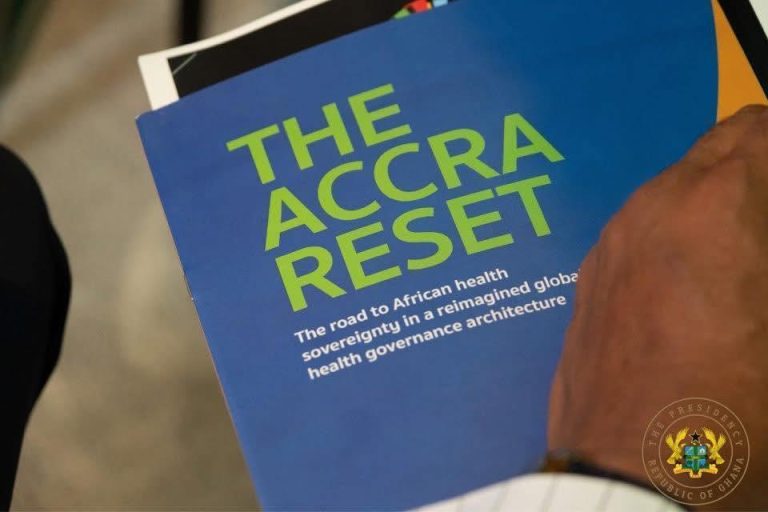The Accra Reset initiative on African health sovereignty