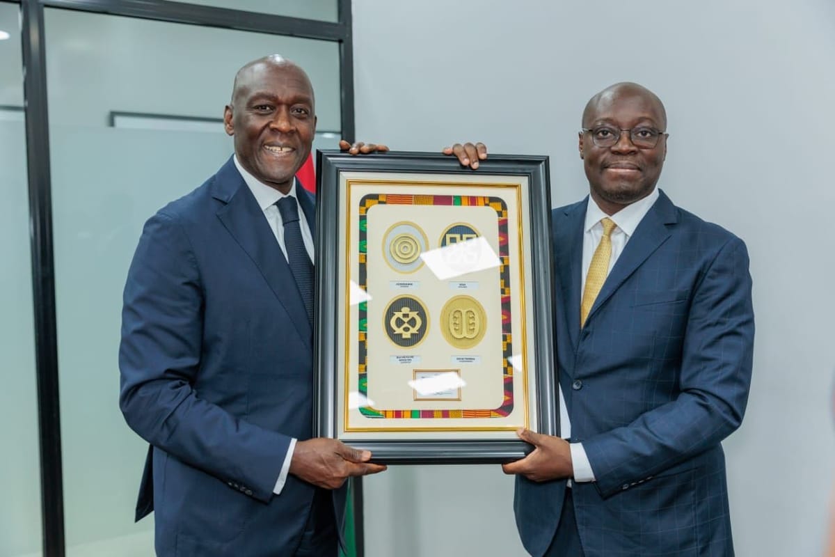 Ghana and IFC leaders discussing investment in poultry and pharmaceuticals