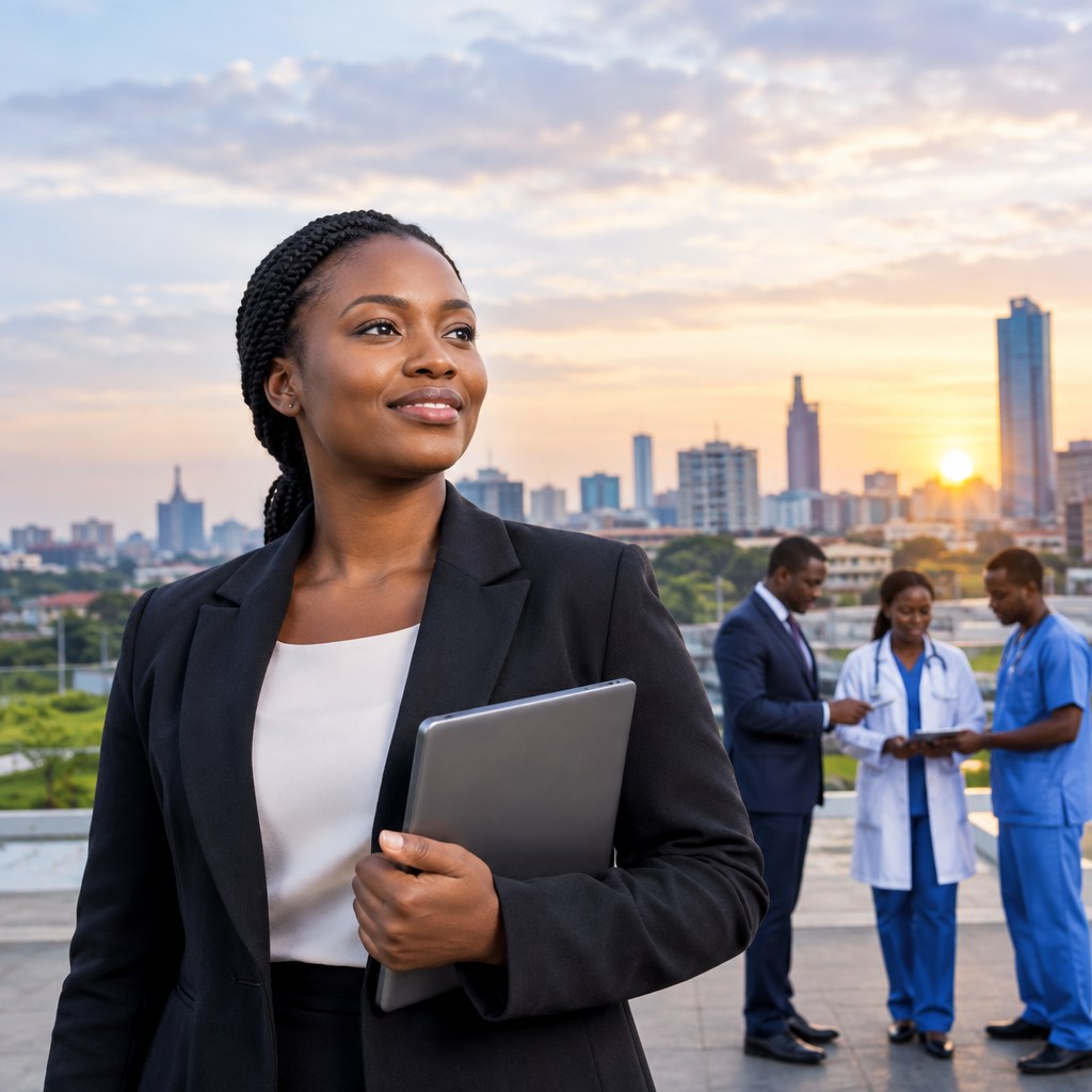 Ghanaian executives reviewing finance, agriculture and healthcare opportunities